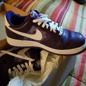 Purple Air force ones